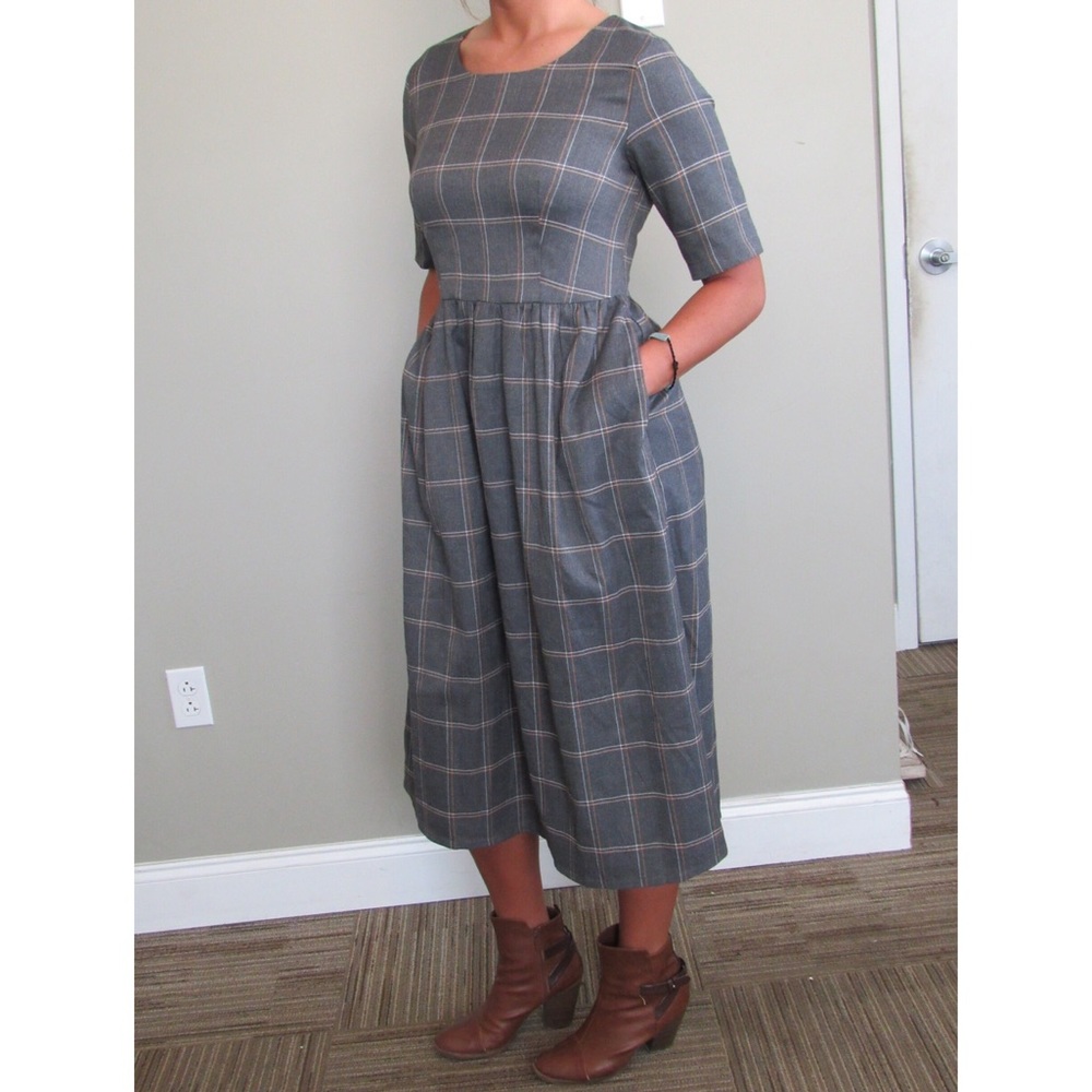 Plaid dress